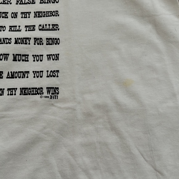 Fruit of the loom XL: The 10 Commandments of Bingo - Picture 4 of 4